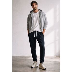 JOHN ELLIOTT Black Escobar Lounge Sport Active Jogger Sweatpants Mens Sz 1